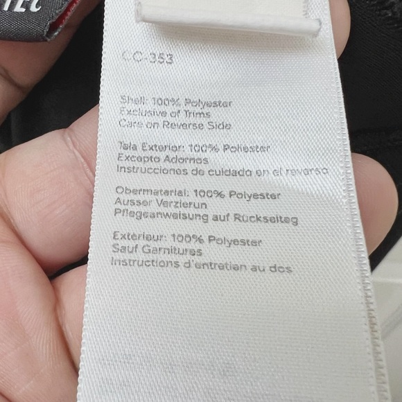 Marmot Polartec Quarter Zip Pullover Top in Black - Picture 8 of 8